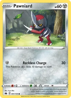 Pawniard [Reckless Charge] 카드 이미지