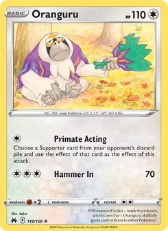 Oranguru [Primate Acting | Hammer In] 카드 이미지