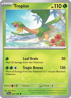 Tropius [Leaf Drain | Tropic Breeze]