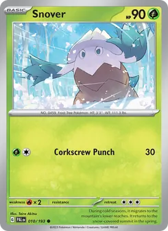 Snover [Corkscrew Punch] 카드 이미지