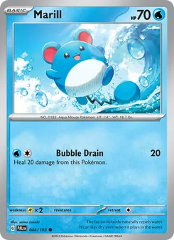 Marill [Bubble Drain] 카드 이미지