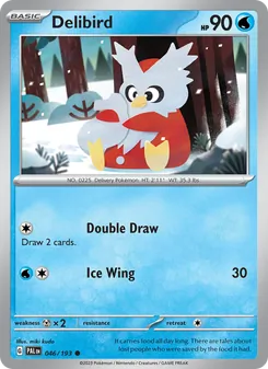 Delibird [Double Draw | Ice Wing] 카드 이미지