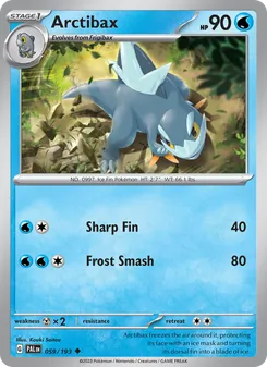 Arctibax [Sharp Fin | Frost Smash] 카드 이미지