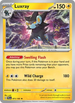 Luxray [Swelling Flash | Wild Charge]