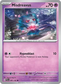 Misdreavus [Hypnoblast] 카드 이미지