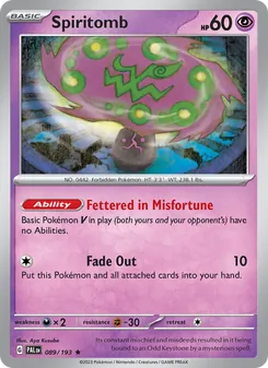 Spiritomb [Fettered in Misfortune | Fade Out]