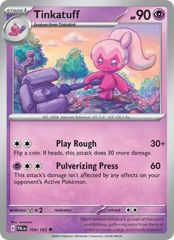Tinkatuff [Play Rough | Pulverizing Press] 카드 이미지
