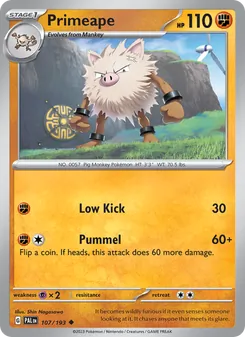 Primeape [Low Kick | Pummel]