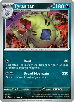 Tyranitar [Rout | Dread Mountain] 카드 이미지