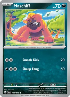 Maschiff [Smash Kick | Sharp Fang] 카드 이미지