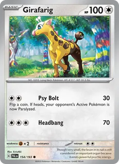 Girafarig [Psy Bolt | Headbang] 카드 이미지