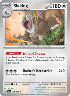 Slaking [Stir and Snooze | Slacker's Headstrike] 카드 이미지