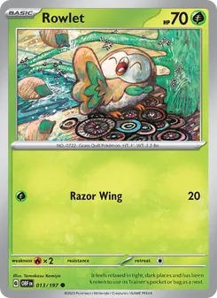 Rowlet [Razor Wing] 카드 이미지