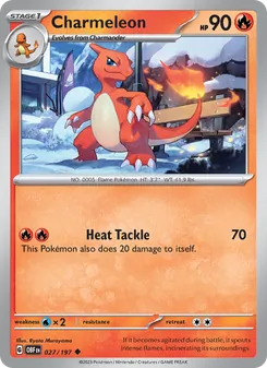 Charmeleon [Heat Tackle] 카드 이미지