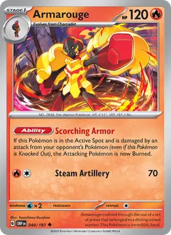 Armarouge [Scorching Armor | Steam Artillery] 카드 이미지