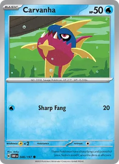 Carvanha [Sharp Fang] 카드 이미지