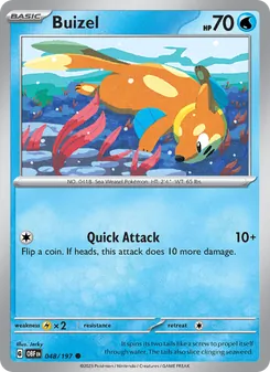Buizel [Quick Attack] 카드 이미지