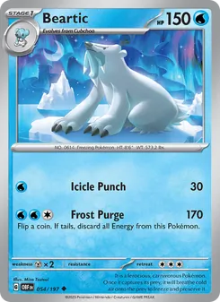 Beartic [Icicle Punch | Frost Purge] 카드 이미지