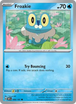 Froakie [Try Bouncing] 카드 이미지