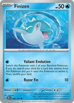 Finizen [Valiant Evolution | Razor Fin] 카드 이미지