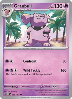 Granbull [Confront | Wild Tackle] 카드 이미지