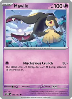 Mawile [Mischievous Crunch] 카드 이미지
