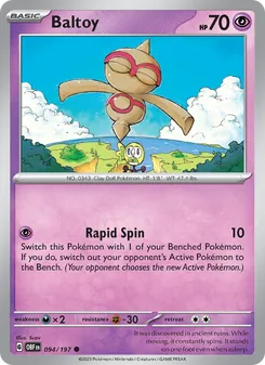 Baltoy [Rapid Spin] 카드 이미지