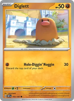 Diglett [Hole-Diggin' Noggin] 카드 이미지
