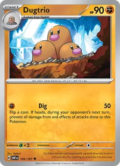 Dugtrio [Dig] 카드 이미지