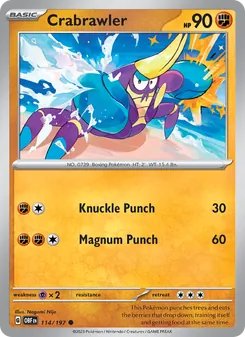 Crabrawler [Knuckle Punch | Magnum Punch] 카드 이미지