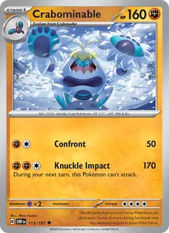 Crabominable [Confront | Knuckle Impact] 카드 이미지