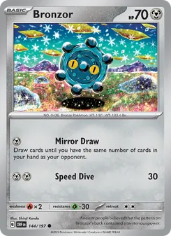 Bronzor [Mirror Draw | Speed Dive] 카드 이미지