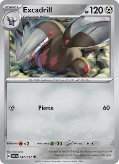 Excadrill [Pierce] 카드 이미지