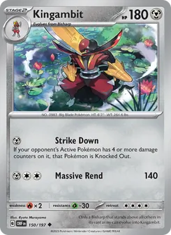 Kingambit [Strike Down | Massive Rend]