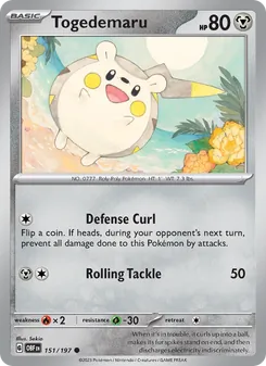 Togedemaru [Defense Curl | Rolling Tackle]