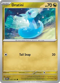 Dratini [Tail Snap] 카드 이미지