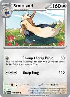 Stoutland [Chomp Chomp Panic | Sharp Fang]