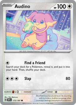 Audino [Find a Friend | Slap] 카드 이미지