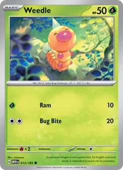 Weedle [Ram | Bug Bite] 카드 이미지