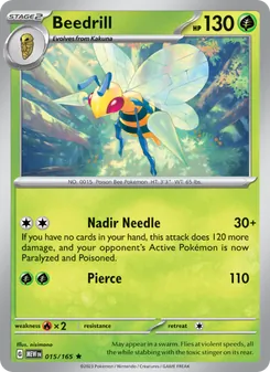 Beedrill [Nadir Needle | Pierce] 카드 이미지