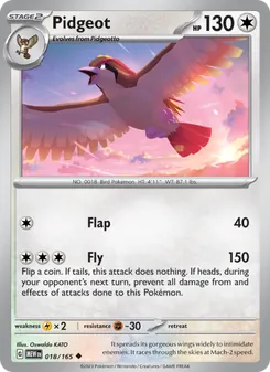 Pidgeot [Flap | Fly] 카드 이미지