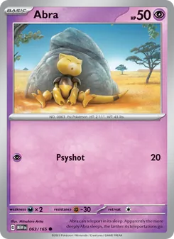 Abra [Psyshot] 카드 이미지