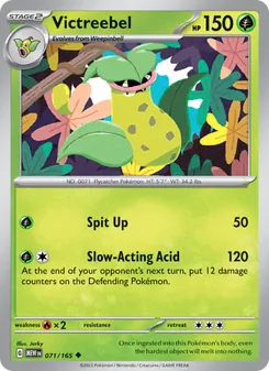 Victreebel [Spit Up | Slow-Acting Acid] 카드 이미지