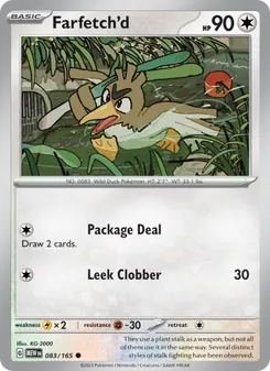 Farfetch'd [Package Deal | Leek Clobber] 카드 이미지