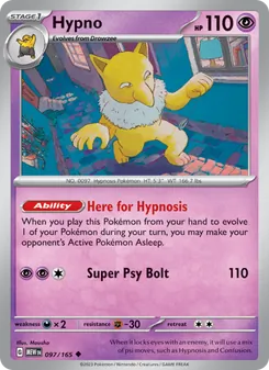 Hypno [Here for Hypnosis | Super Psy Bolt] 카드 이미지