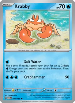 Krabby [Salt Water | Crabhammer] 카드 이미지