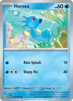 Horsea [Rain Splash | Sharp Fin] 카드 이미지