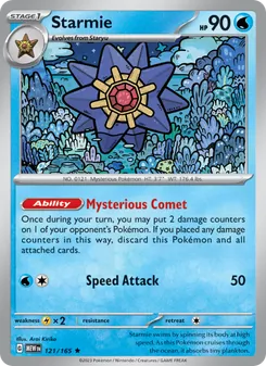 Starmie [Mysterious Comet | Speed Attack] 카드 이미지