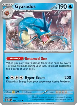 Gyarados [Untamed One | Hyper Beam] 카드 이미지