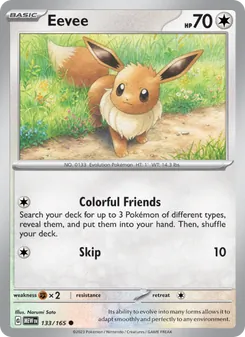 Eevee [Colorful Friends | Skip] 카드 이미지